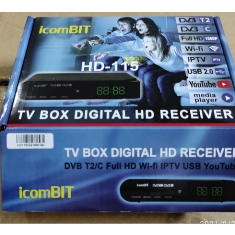 Set Top Box DVB-T2 TV Digital Siaran Tv Digital Receiver