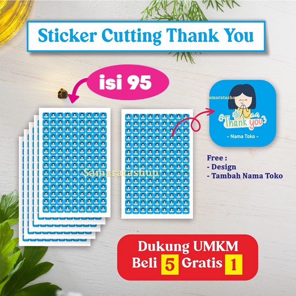 

Sticker Thank You Ucapan Terimakasih free design / Cetak Stiker Custom Stiker online shop