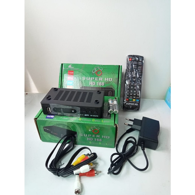 Set Top Box Tv Digital Super HD 168 Set Box Tv Digital Alat Eksternal Yang Bisa Digunakan Untuk Semua Jenis TV Set top BOX Tv Digital Super HD 168 Gol