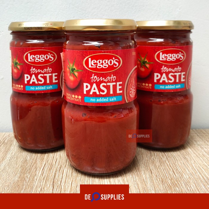 

LEGGOS TOMATO PASTE 500GR - SAUS PASTA TOMAT LEGGO'S AUSTRALIA NO SALT
