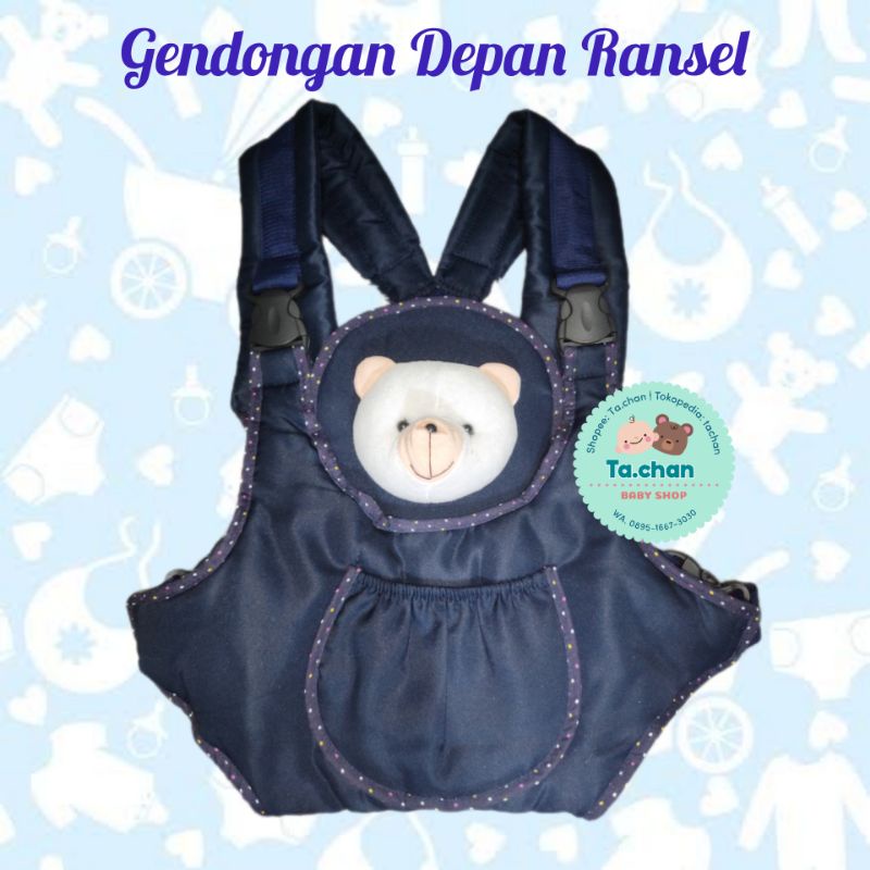 Gendongan anak bayi / Gendongan Bayi Depan / Gendongan Ransel Boneka / Gendongan Multifungsi Ransel