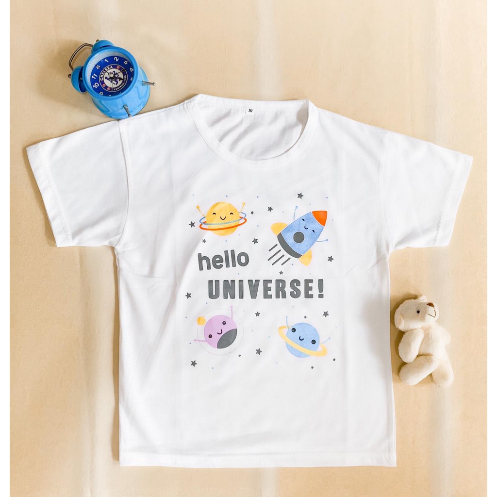 KAOS PESAWAT Top Brands Anak-anak Cewek dan Cowok Katun PREMIUM.