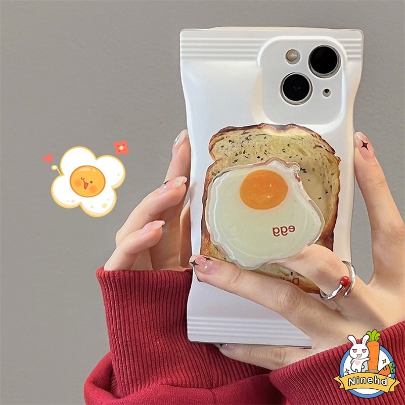 Soft Case Motif Kartun Telur Goreng Untuk OPPO A77 A77s A57 A16 A16k A15 A15s A3s A5s A76 A96 A74 A54 A93 A94 A95 A92 A52 A53 A33 A32 A31 A5 A9 A12 F11 F9 Pro Reno 7 6 5 Reno 8Z 7Z 6Z Cartoon Fried Egg Phone Case Without Bracket Soft Case Protective Cover