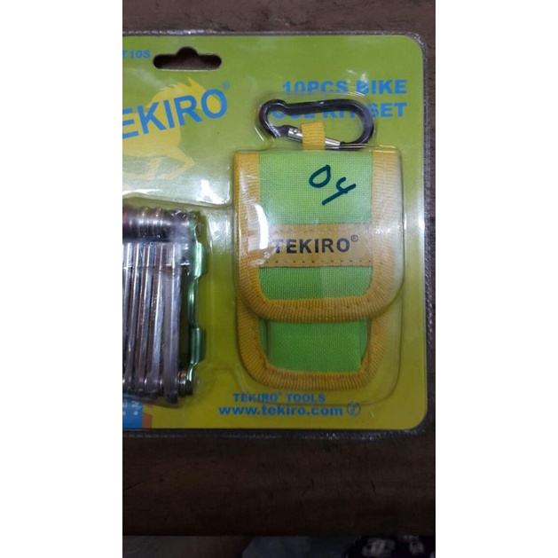 Kunci L Sepeda Lipat Set 10 Pcs Tekiro