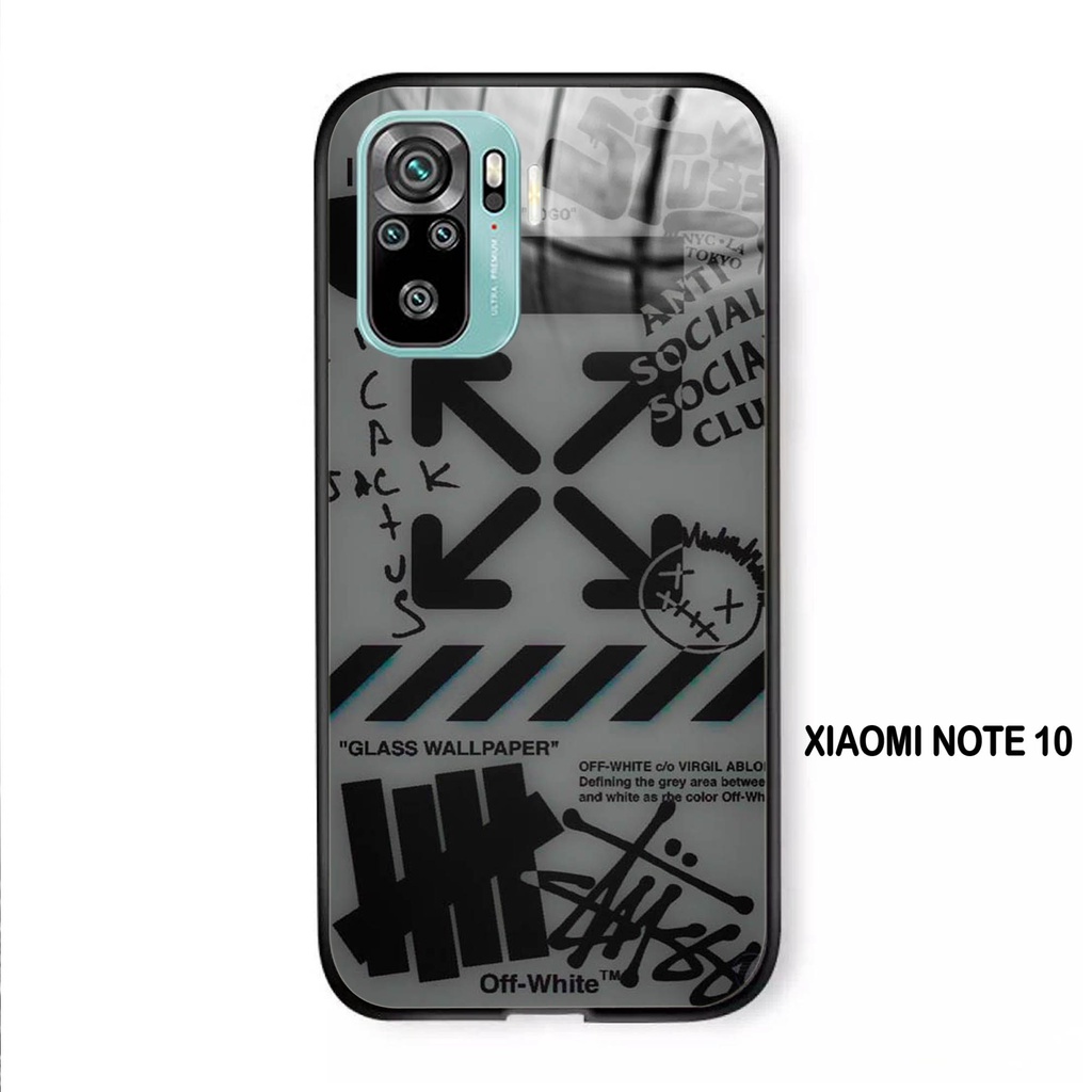 Softcase Kaca XIAOMI REDMI NOTE 10  - Case Handphone XIAOMI REDMI NOTE 10 [T70]