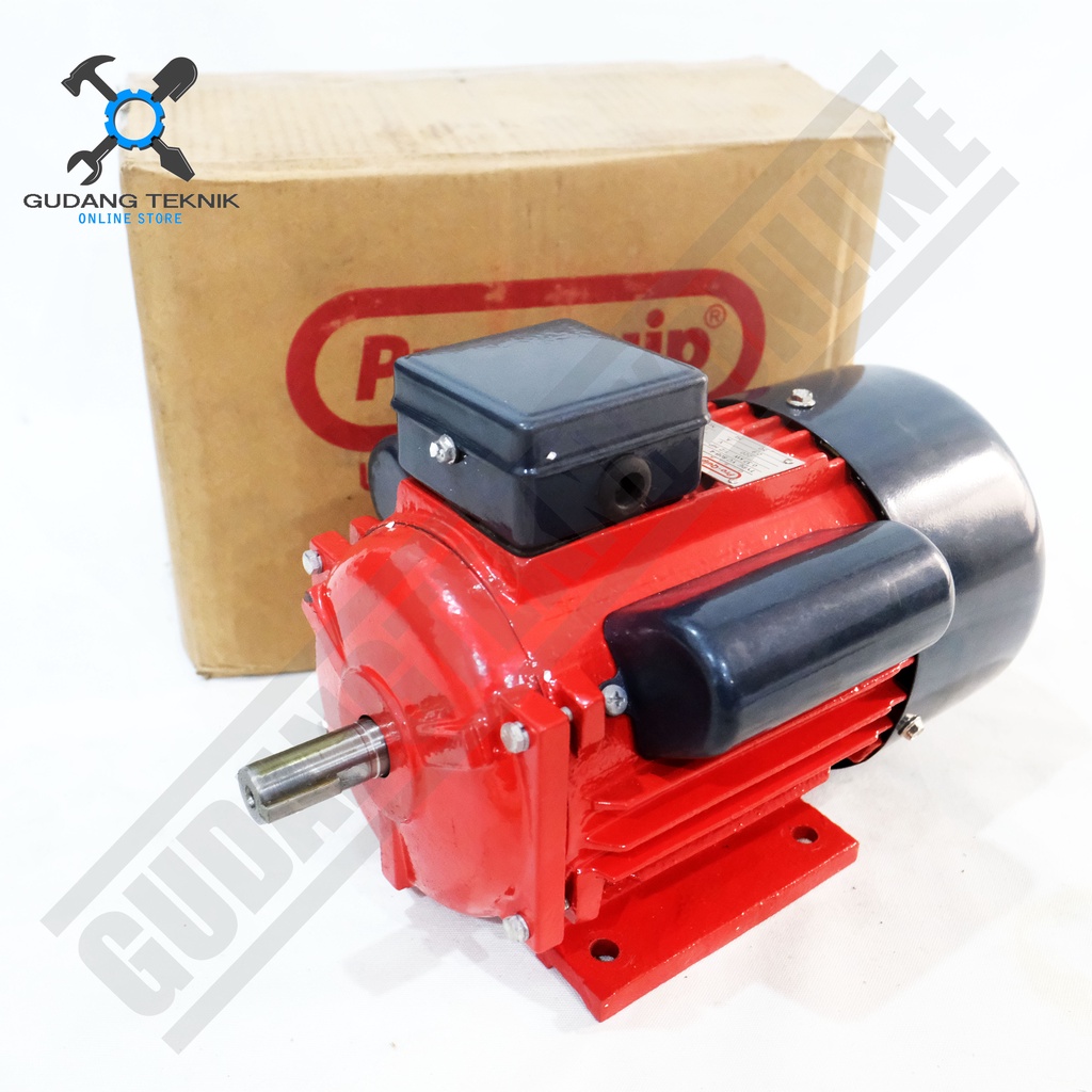 Dinamo Motor Penggerak 1.5Hp 4P 1P 1400Rpm PROQUIP / Dinamo Elektro Motor Listrik 1.5Hp 4P 1 Phase PROQUIP