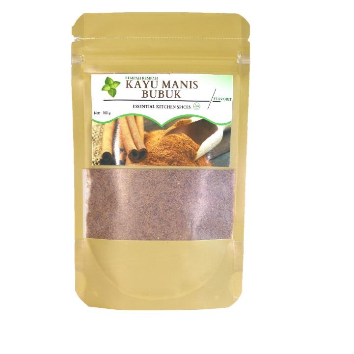 

セ Rempah Kayu Manis Bubuk Original Cinnamon Powder Bahan Makanan Pokok Bumbu Dapur Herbal Jamu Murni ㅏ