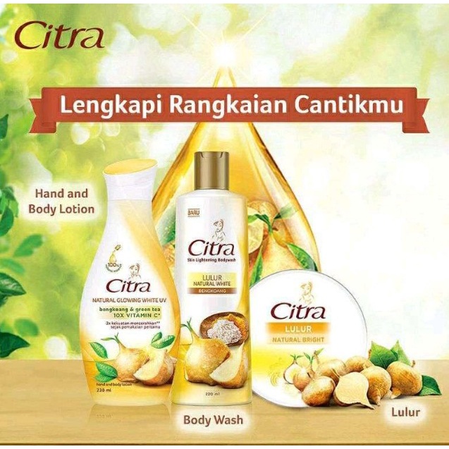 CITRA PEARLY WHITE UV HAND BODY 380ML PUMP