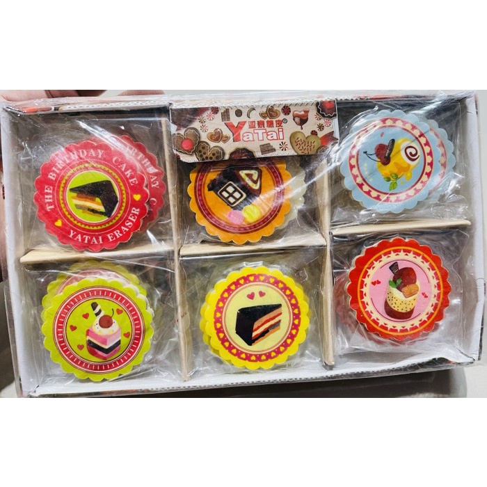 

Penghapus pensil yatai motif birthday cake isi 30 RATU.SHOP25