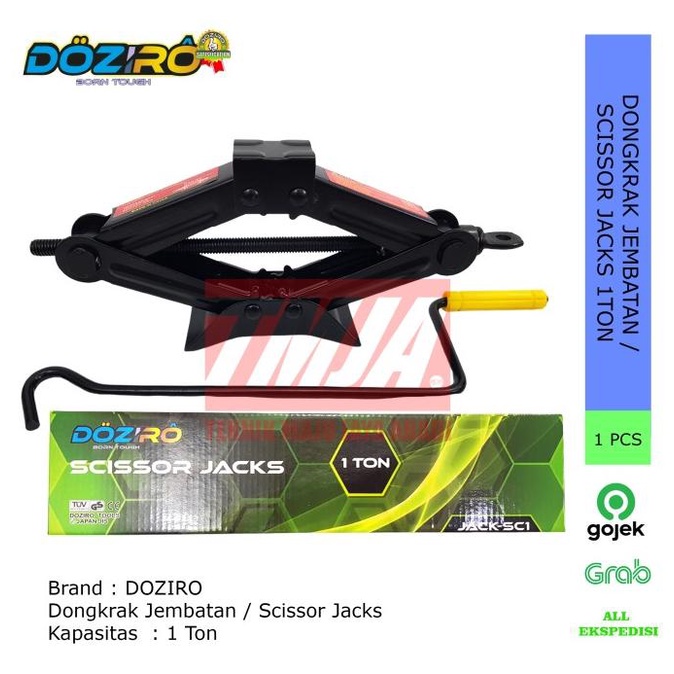 Sale DOZIRO Dongkrak Jembatan Scissor Jack 1Ton 1.5Ton 1,5Ton 2Ton