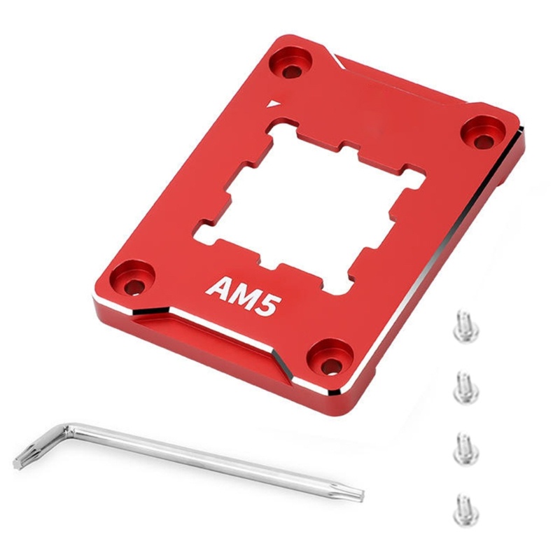 Btsg Braket Backplane Bingkai Koreksi Bending CPU Untuk AMD-ASF AM5 CNC Aluminium Alloy Buckle Dengan Pad Insulasi