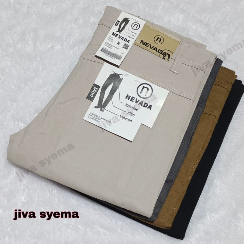 Celana Panjang Chino Pria Chinos strett Pensil Cino Premium Hijau Army