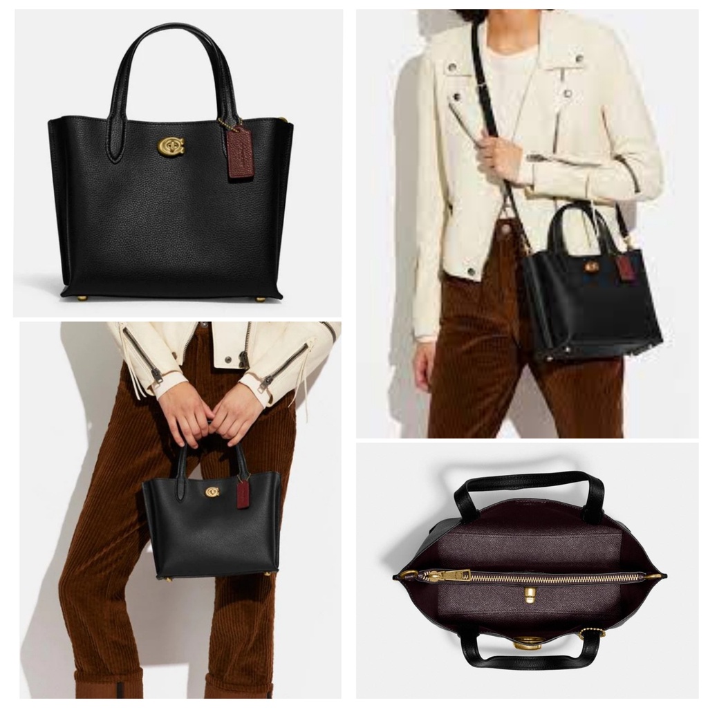 Tas Co C8869 Willow Tote 24 Black sz 24x19x11cm