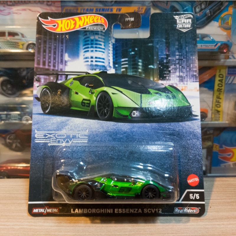 HOT WHEELS LAMBORGHINI ESSENZA SCV12 - EXOTIC ENVY - PREMIUM