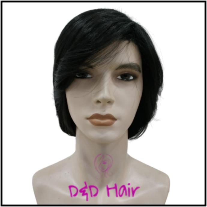 Image of READY STOCK WIG GONDRONG - D&D300707 - BLACK - WIG PRIA !!!!! #1