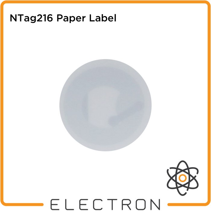Rfid Ntag216 Paper Label Circle 25Mm Programmable Tag 216 Nfc Rfid Ndef