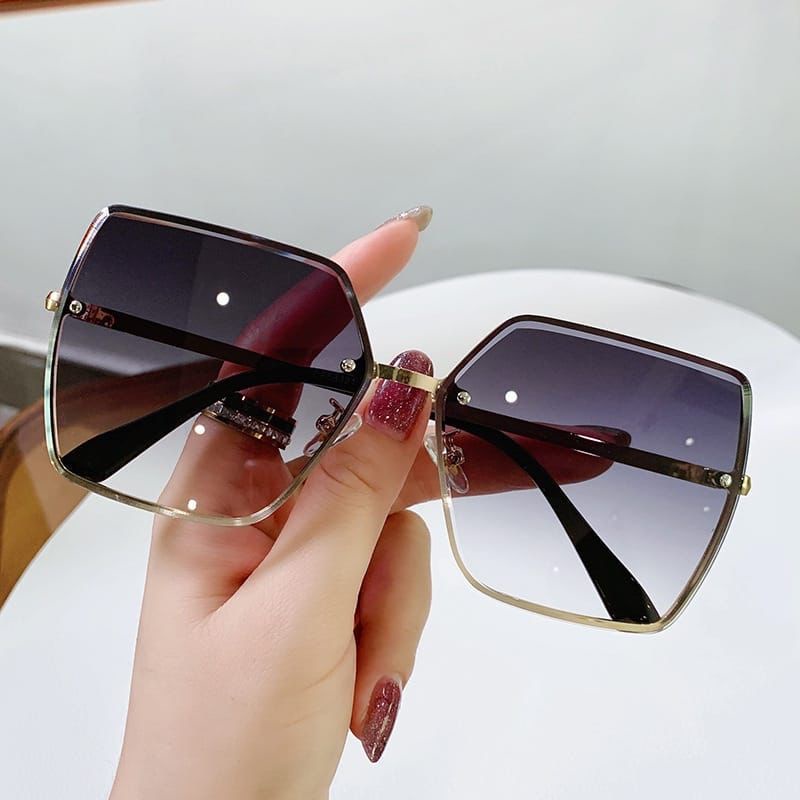 BAJ Kacamata Hitam Pria Wanita Metal Women Sunglasses New Arrival Import Fashion KC043