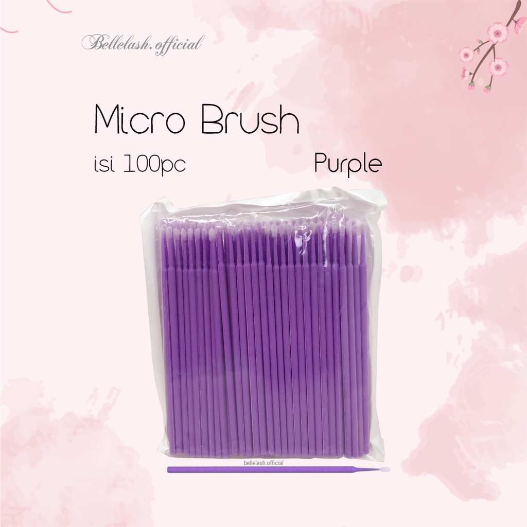 Microbrush Eyelash Extension Eyelashes Bulu Mata Tanam isi 100 pc