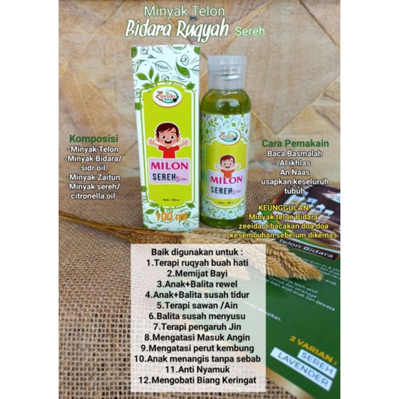 Minyak Telon Bidara Zeeida