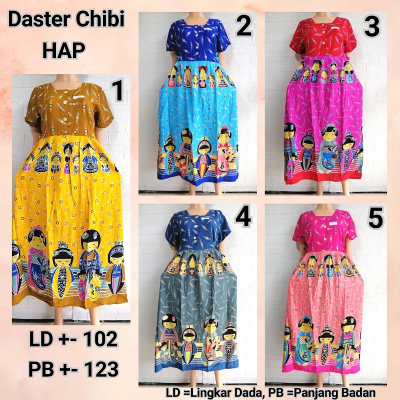 DASTER CHIBI LENGAN HAP PASTEL DASTER ADEM MODERN KEKINIAN BU TEJO CHNLW + GRGI + BMTR + PAKI