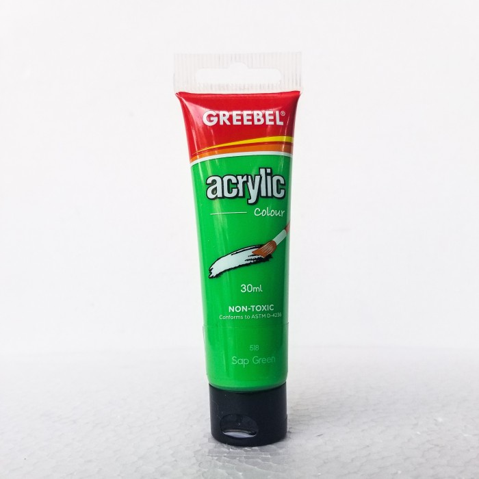 

Cat Akrilik Greebel 30ml / Greebel Acrylic Paint / Acrylic Colour - SAP Green NANDAA