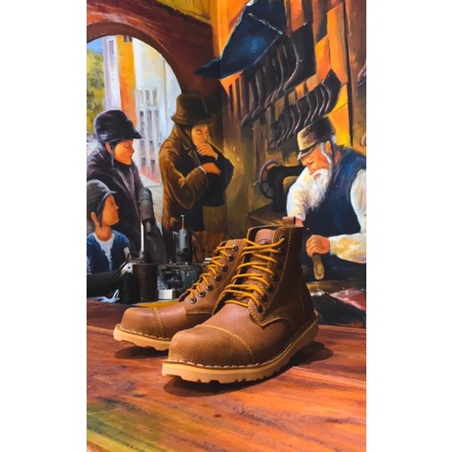 Sepatu Boot Pria 100% Kulit Asli SPARROW LEATHER WORKS