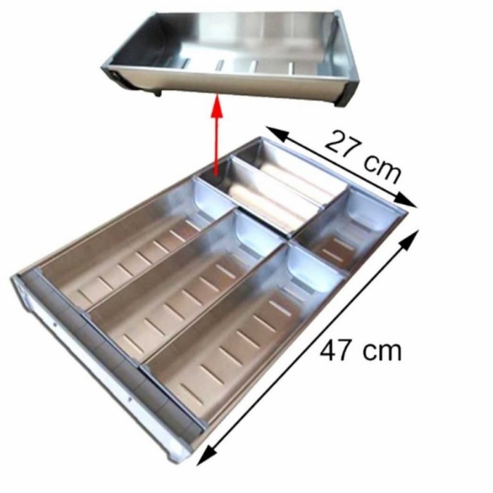 Tempat Sendok Rak Sendok Kitchen Set Stainless Steel 304