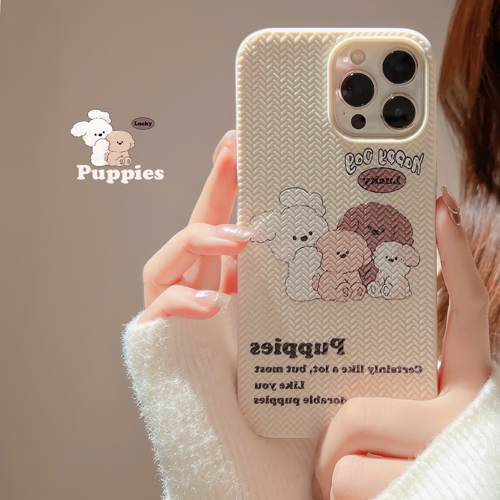 Soft Case Silikon Motif Kartun Anjing Lucu Untuk Iphone 7x14 11 12 13 PRO MAX