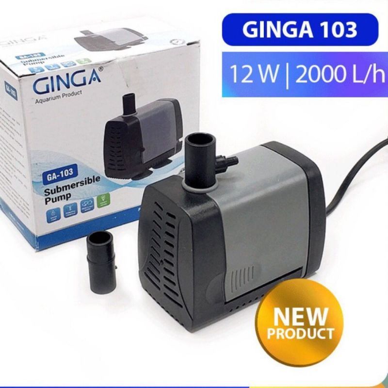 GINGA GA 103 - Mesin Pompa kolam Aquarium 2000 LH - Filter Akuarium filter pilter mesin pompa aquari