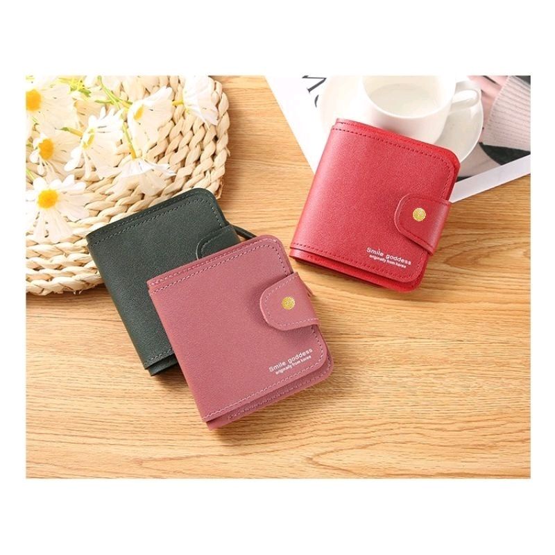 Dompet Wanita Pendek Lipat Kancing Forever Young