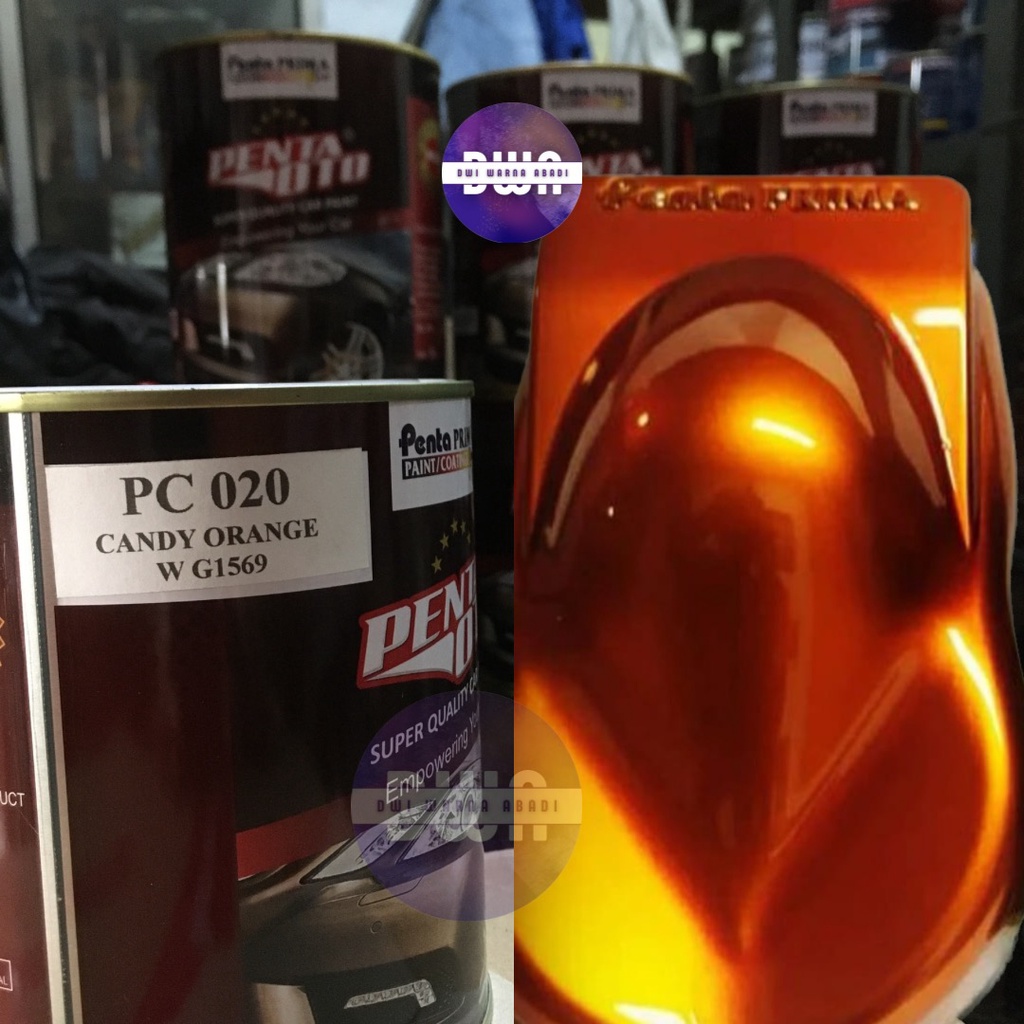 Cat Candytone Candy Orange PC 020 PU Penta Oto Candy Tone Oren 1Kg Repack