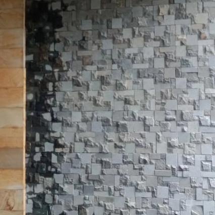 Batu alam mozaik andesit 20x40cm