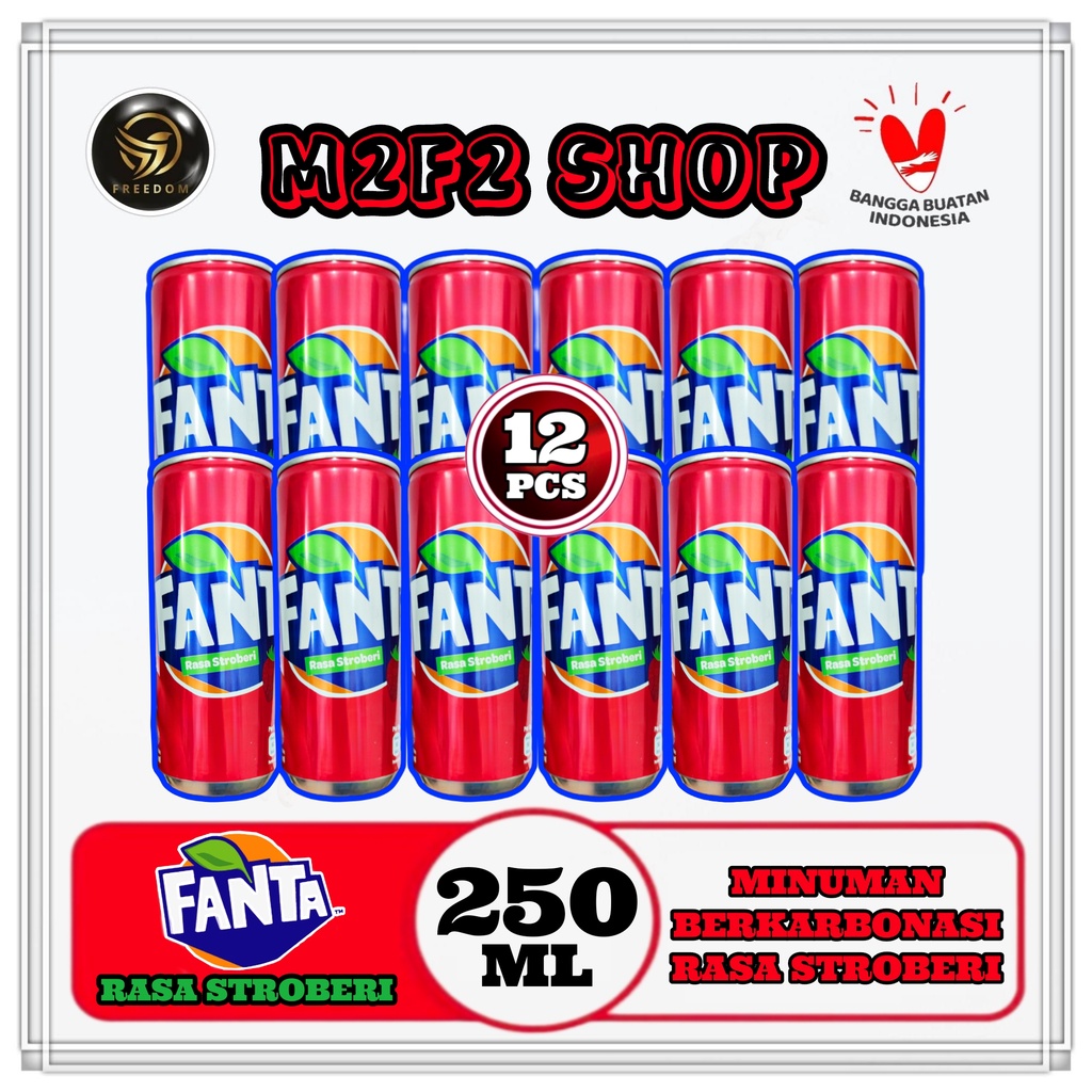 

Fanta Merah Rasa Stroberi Kaleng | Can - 250 ml (Kemasan 12 Pcs)