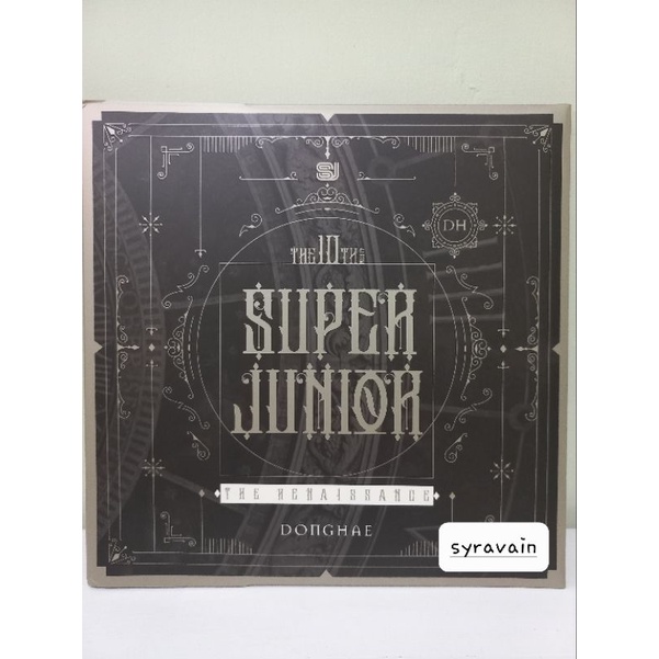 wts want to sell super junior suju album the renaissance square eunhyuk donghae ver