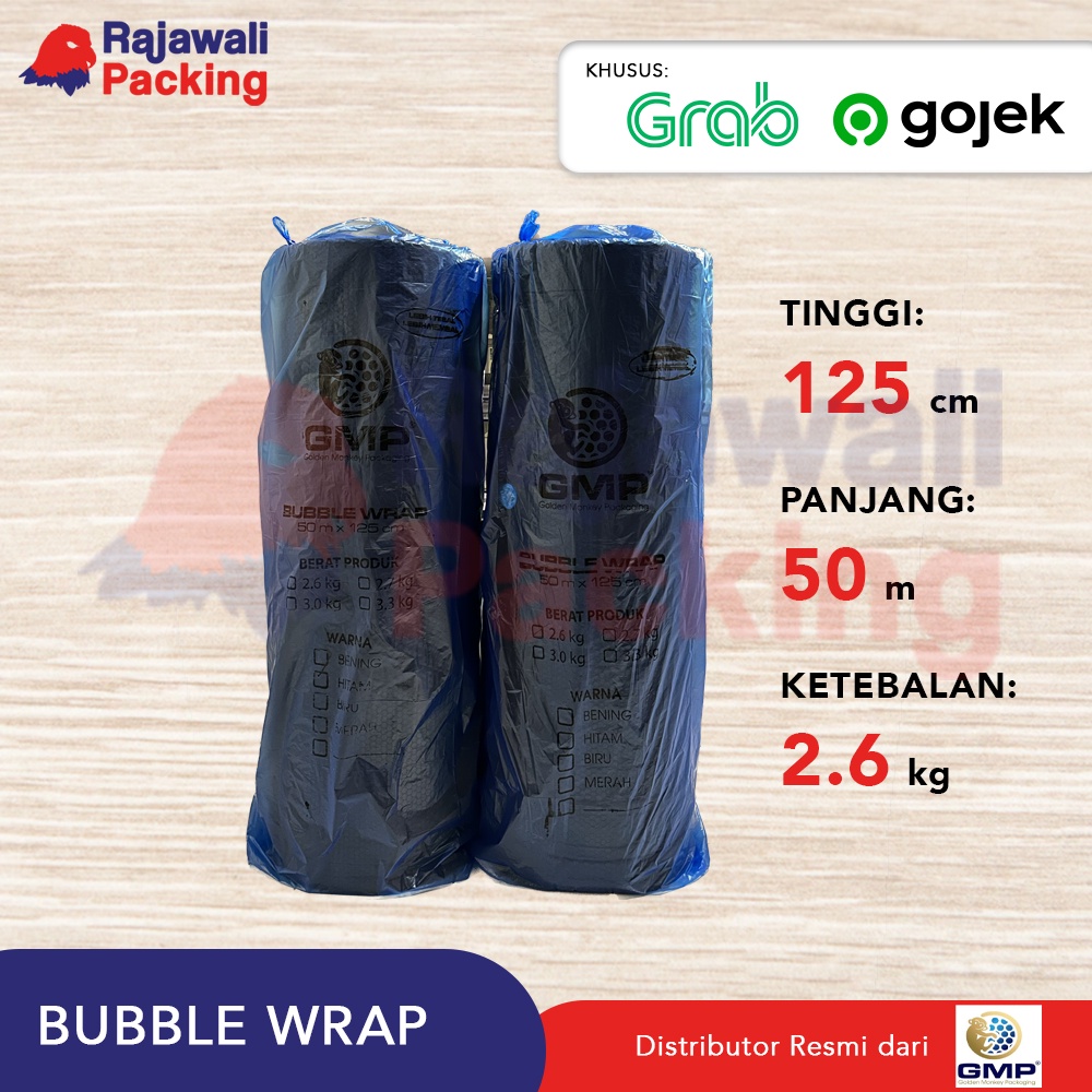 

Bubble Wrap BLACK 50m x 125 cm GMP 2.6Kg