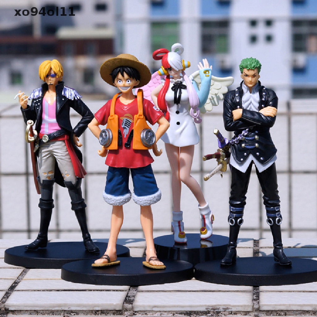 Xo Mainan Action Figure One Piece Luffy Zoro Sanji Uta Country OL