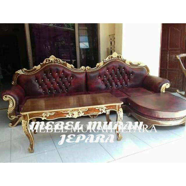 Sofa sudut jati, kursi sofa mebel jepara, furniture