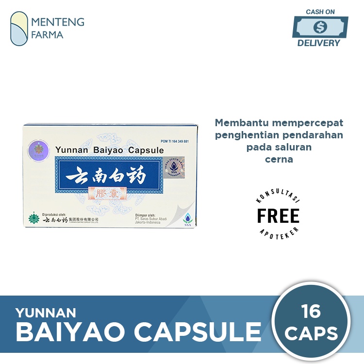 Yunnan Baiyao - Obat Luka Dalam, Memar, Wasir, Pendarahan, Operasi