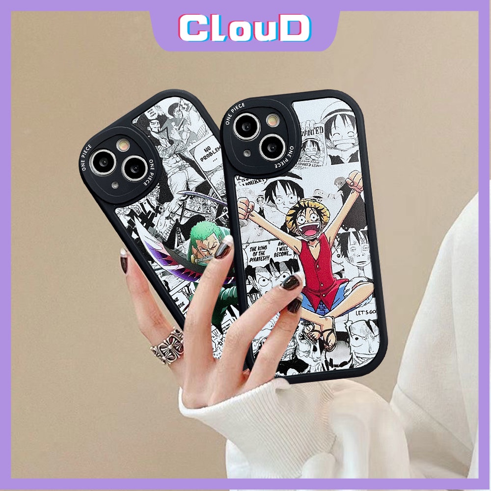 Soft Case Motif Anime One Piece Untuk Redmi 9A 10 9 10A 10C 9T 9C Note 11 11s Note 11Pro Note 9 10 Pro Max Plus Note 10s 10 8 8Pro 9Pro 9x 12 11Lite Casing Belakang Untuk Iphone