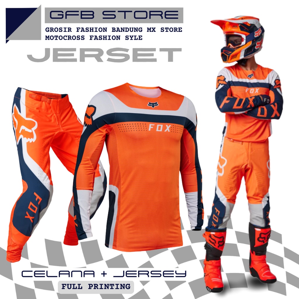 Jersey Set Celana Trail  motor cross Adventure Full Print|  Pant Gearset out wear Motocross New 2023 Fashion