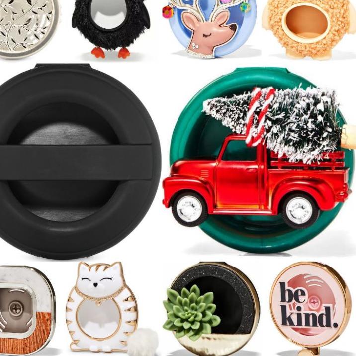 ONSALE❤ [HOLDER ONLY] BATH & BODY WORKS BBW SCENTPORTABLE HOLDER FOR CAR VISOR VENT CLIP TYPE TEMPAT