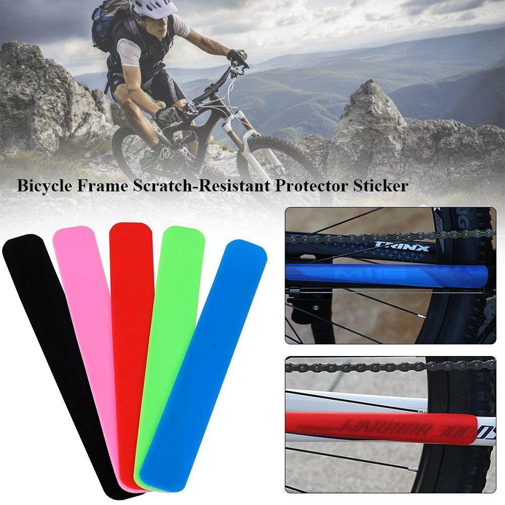 TOP 2pcs Pelindung Rantai Sepeda 5warna MTB Road Bike Protect Sticker Anti Gores Stiker