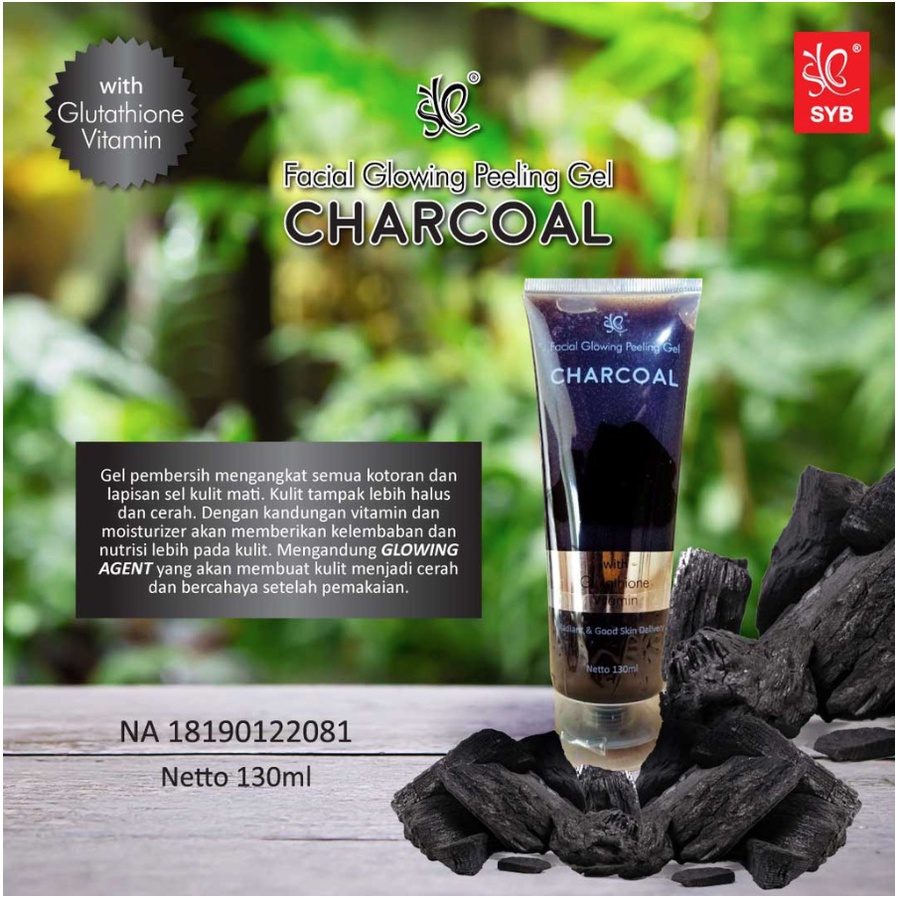 SYB Facial Glowing Peeling Gel Charcoal