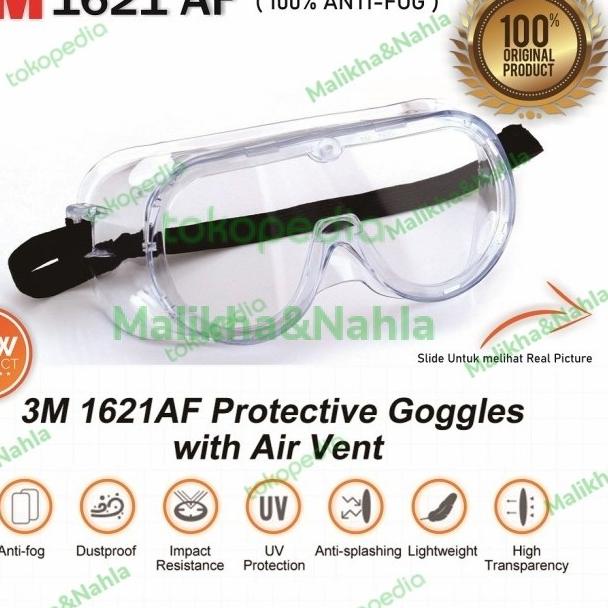 3M Safety Goggle 1621 AF - 1621AF