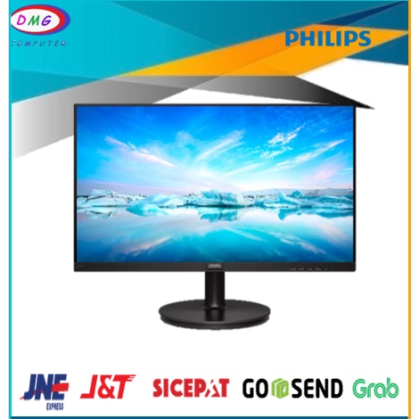 Monitor LED Philips 221V8A 22&quot; 1080p VGA HDMI Speaker 75Hz VESA