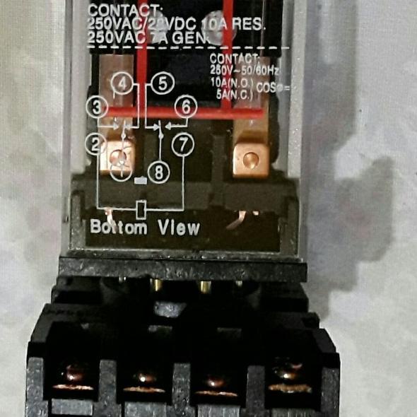 Relay Omron Original MK2P - I input: 220V Ac (100℅ ORI) + socket