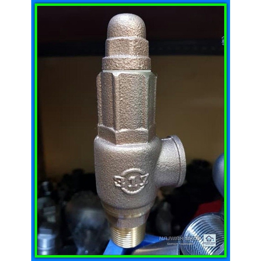 Pressure Safety Valve 2" inch Brand 317 Kuningan Brass Murah Berkualitas