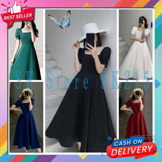 Dres Wanita-Baju Wanita Dres Terbaru-Dres Casual-Dres Wanita Korea Quinnyshop-Cod-Hf Dress Cut Out B