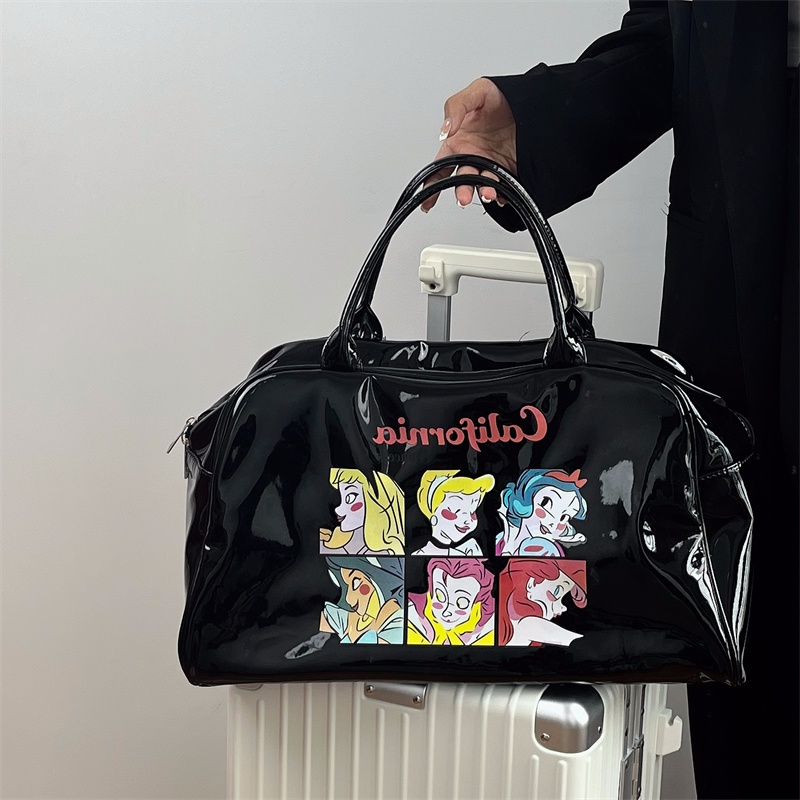 Suhao y2k hot girl handbag bag female 2022 baru kekanak-kanakan print girl vintage bag kapasitas besar tote fitness bag