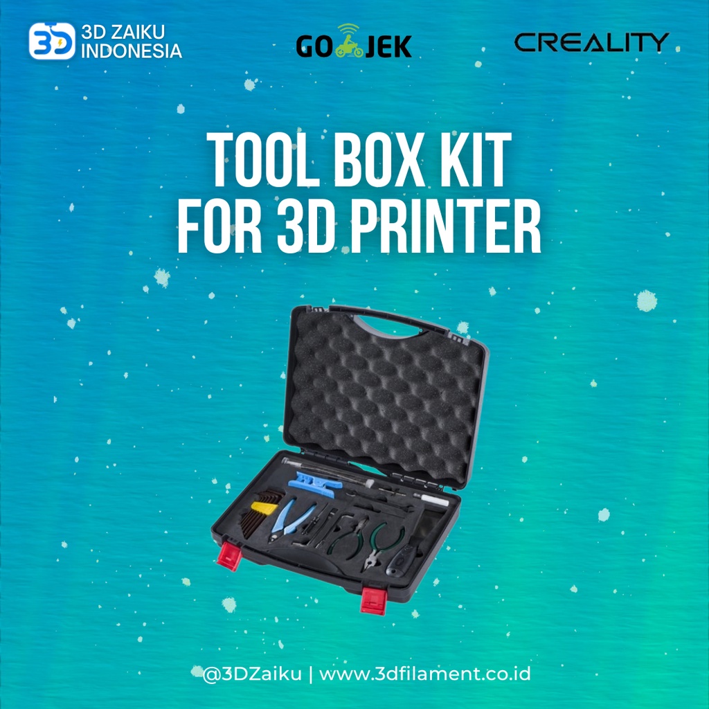 Creality Complete Tool Box Kit for 3D Printer Maintenance